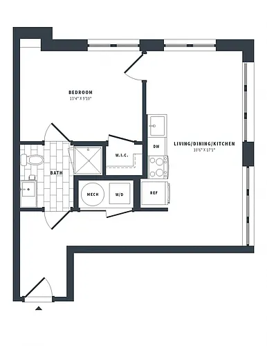 Floor plan 1M