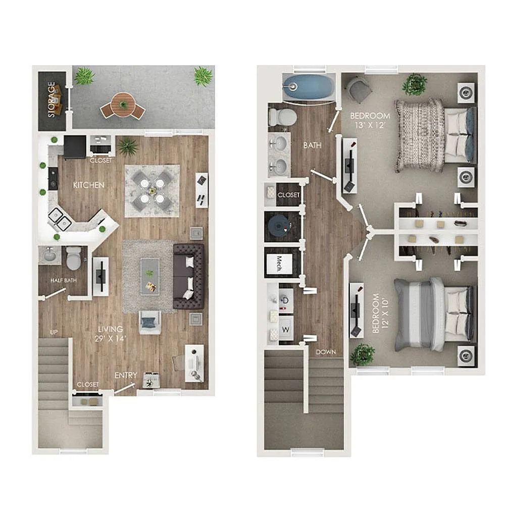 Floor plan B1THp - Keeneland