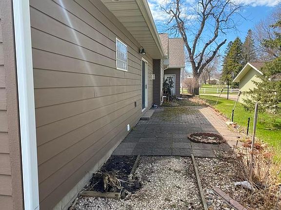 Back yard and North side of house