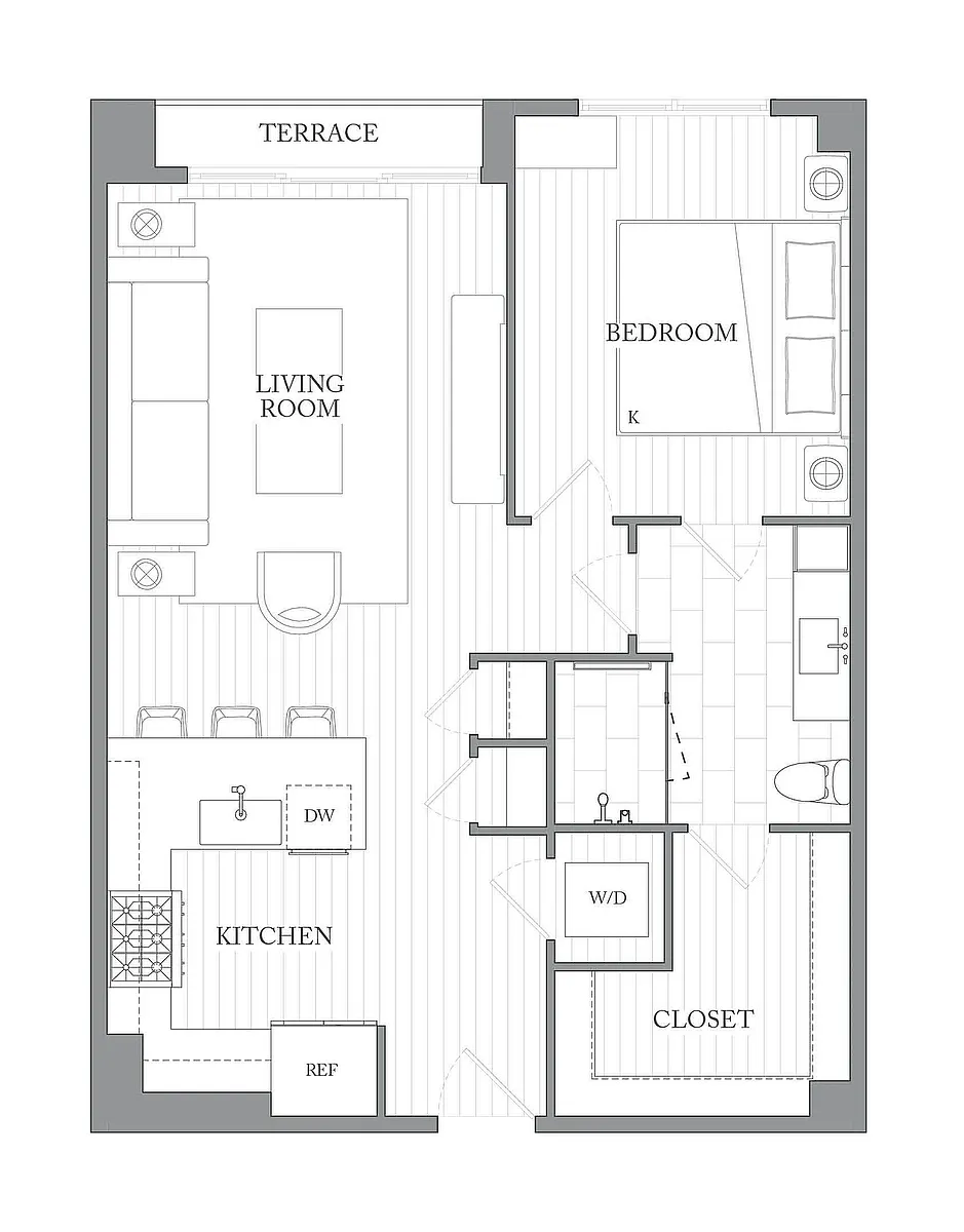 Floor plan 1B