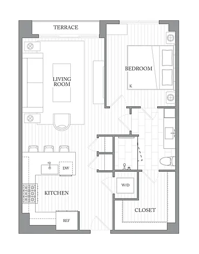Floor plan 1B