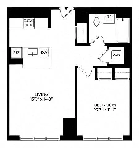 Floor plan 1AG East