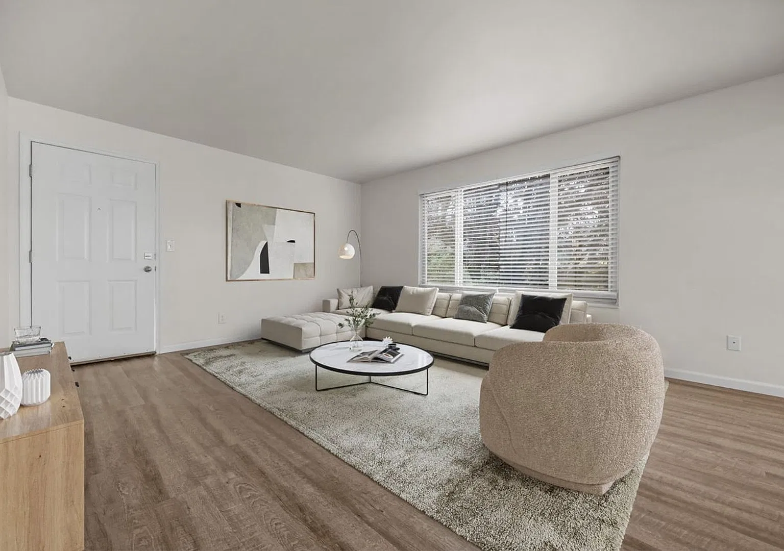 Quiet Apartment Living with In-Unit Laundry and Assigned Parking — Photo 1