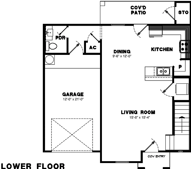 Floor plan Townhome