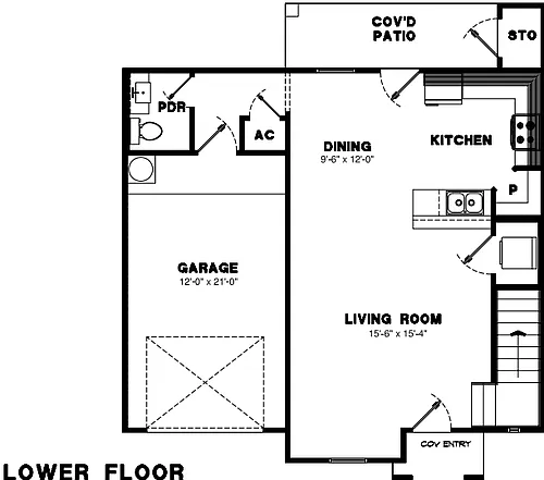 Floor plan Townhome