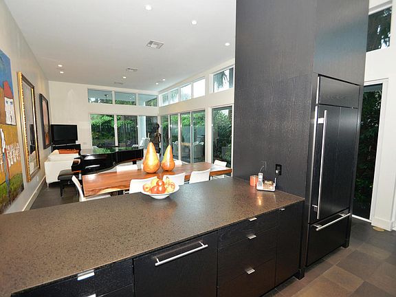 Kitchen open to Living areas