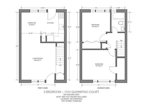 Floor plan 2 Bedroom