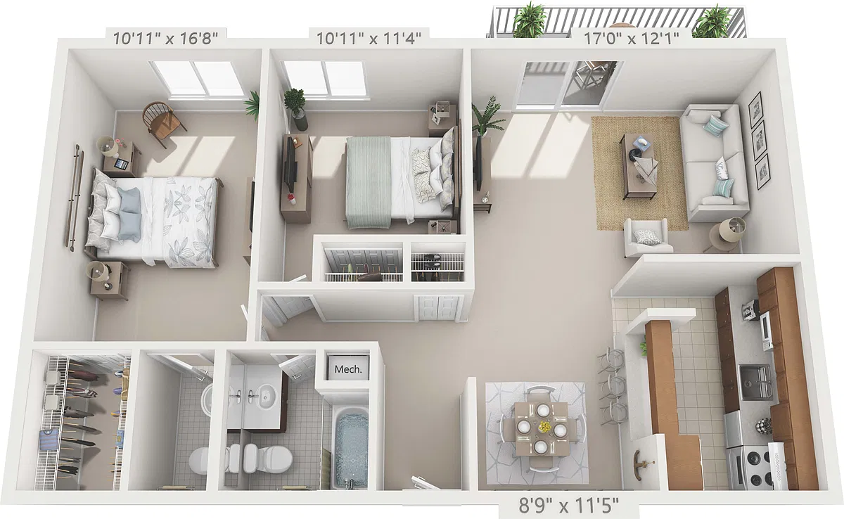 Floor plan Deerfield