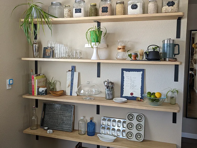 Kitchen storage area