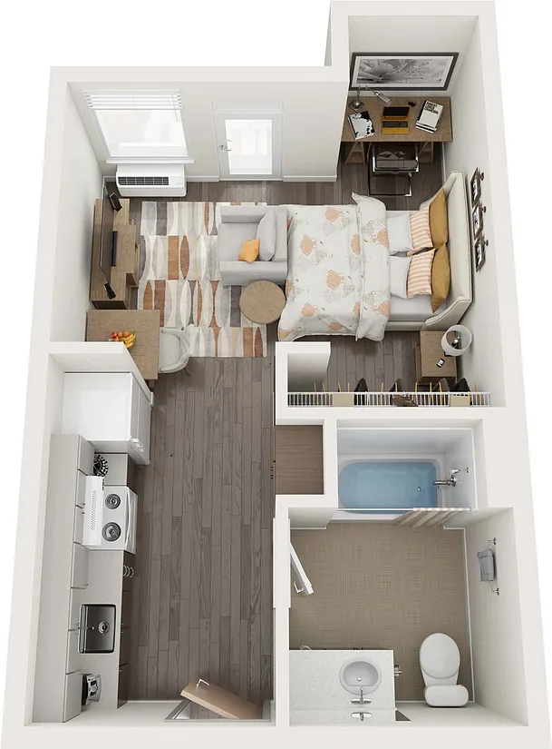 Floor plan Studio