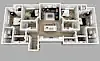 Floor plan Four Bedroom - D1 Bedroom Suite - Per Person