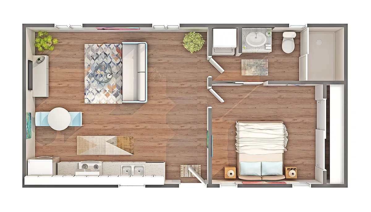 Floor plan Oak