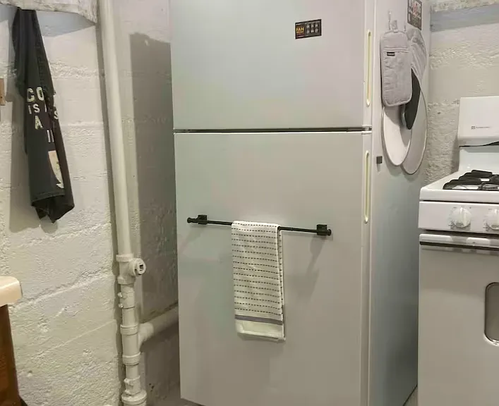 a bit of industrial feel in the kitchen