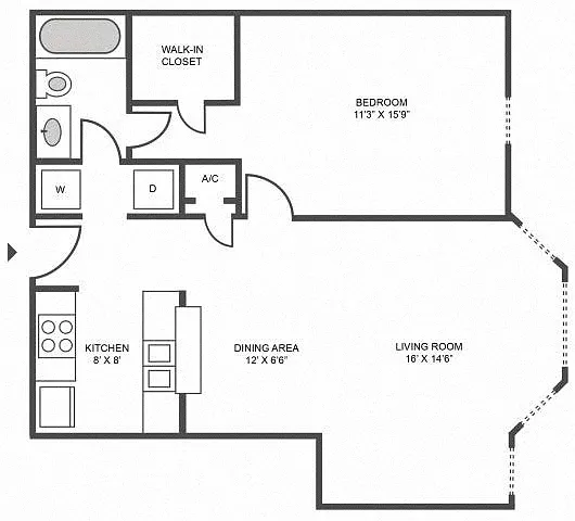 Floor plan 1D Renovation 2