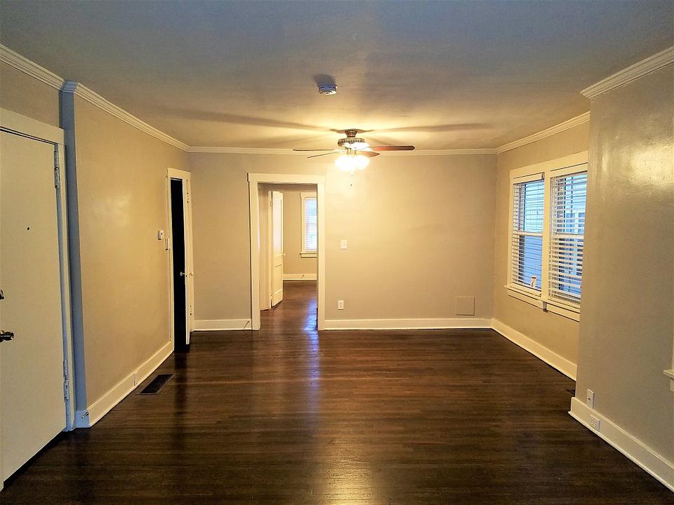living room and dining area