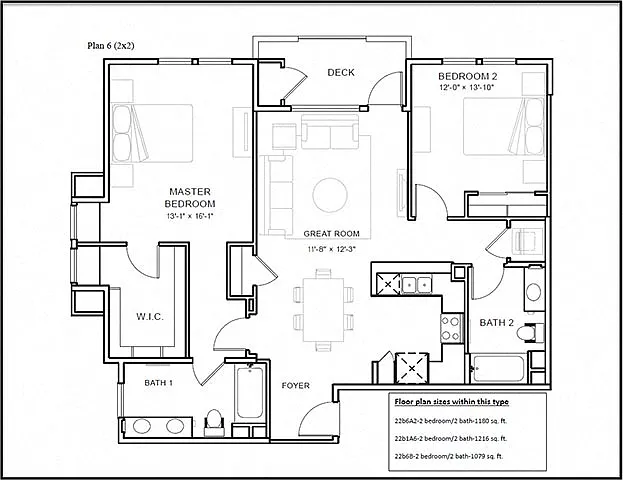 Floor plan Plan 6