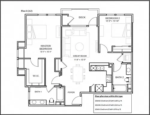 Floor plan Plan 6