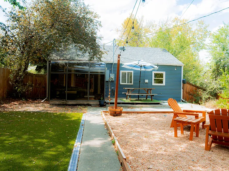 Backyard / Sunroom / Fire Pit