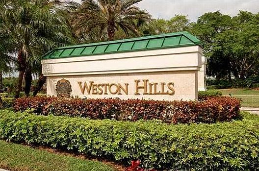 Weston HIlls sign
