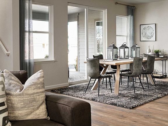 Dining Room with outdoor living