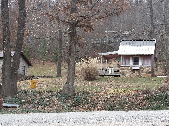 front view from road of play