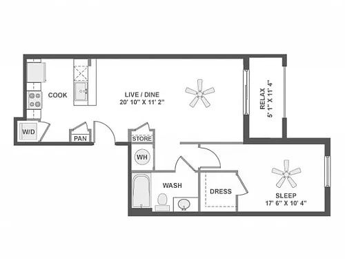 Floor plan A3b