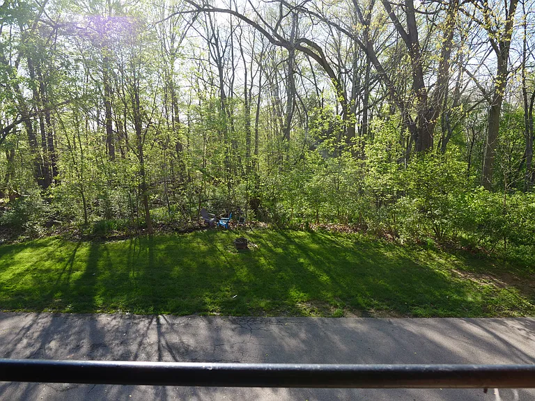 View of Mill Creek Park from exterior stairwell.