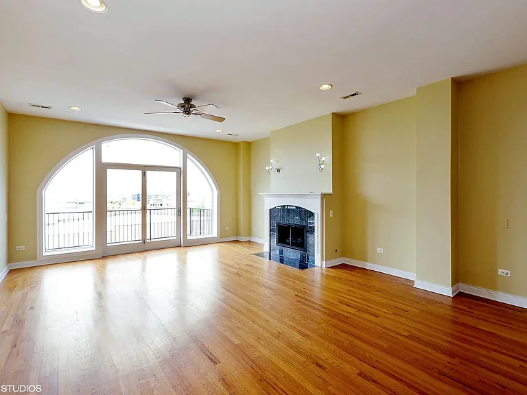 The living areas have been freshly painted in a lighter neutral tone