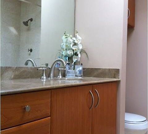 2 identical bathrooms