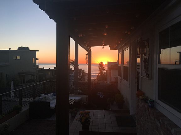 From the patio