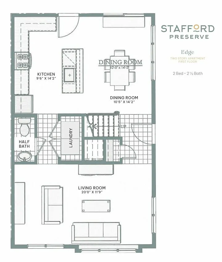 Floor plan Edge Two Story
