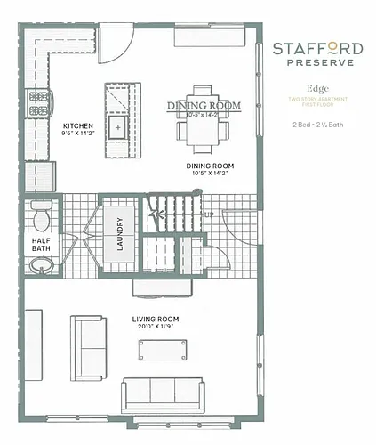Floor plan Edge Two Story