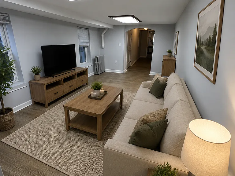 Living Room (AI Staged)
