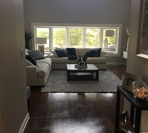 Entry Hall with Hardwood