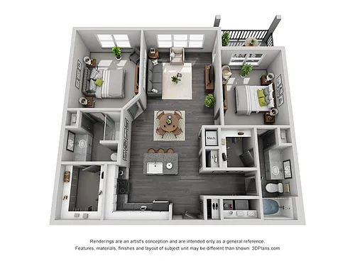 Floor plan 2B20