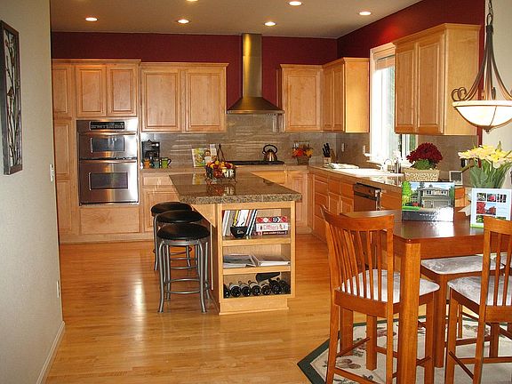 Looking into kitchen from family room