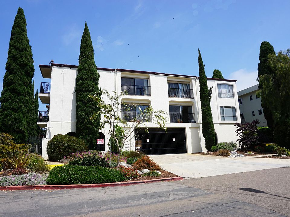 Front view of building
