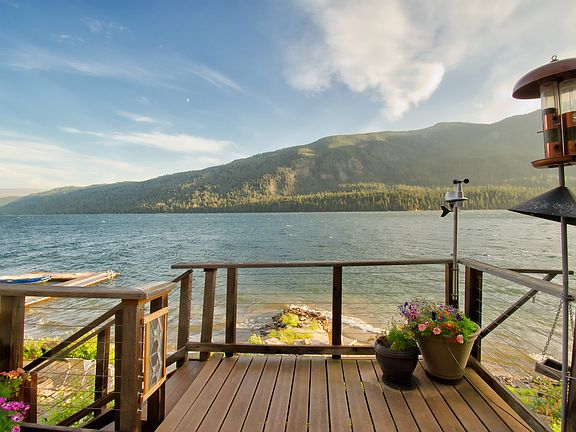 Front of west deck facing SE