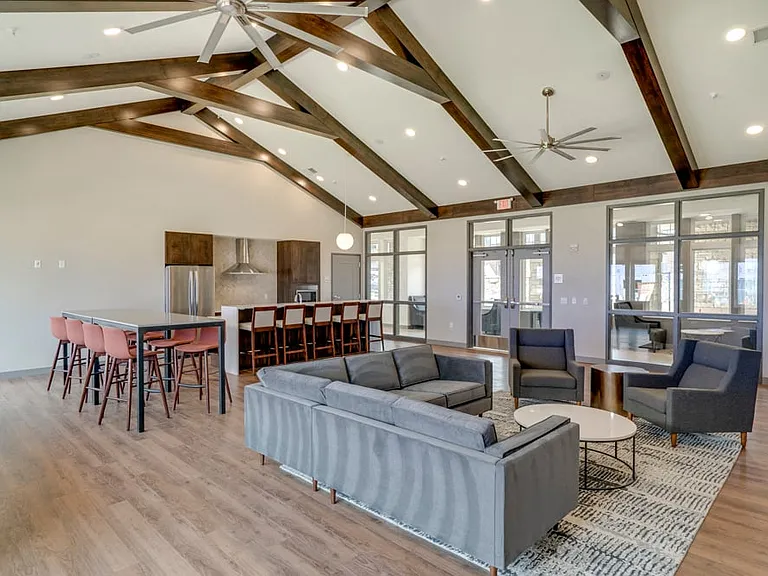 Our clubhouse has many social spaces for our residents to relax and hangout.