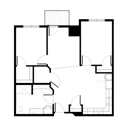 Floor plan Two Bedroom