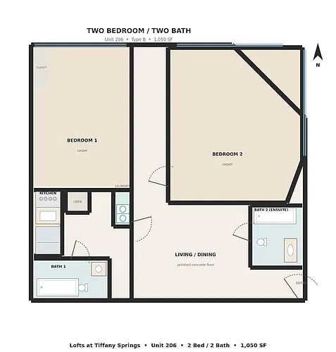 Floor plan 2X2