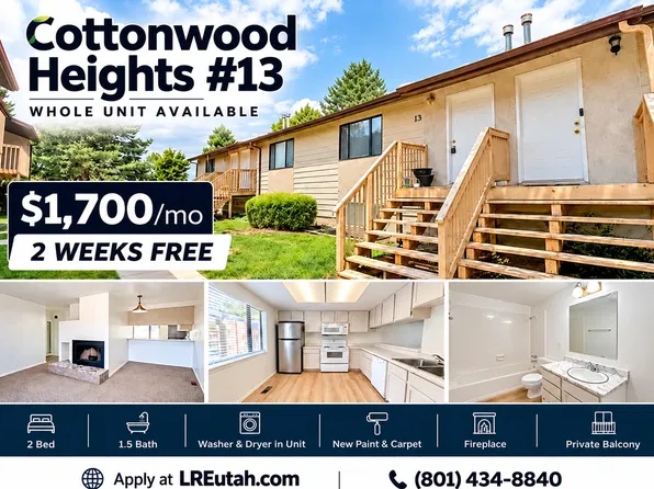 7265 S 1950 E APT 13, Cottonwood Heights, UT 84121