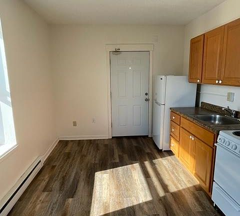 studio looking towards entry door