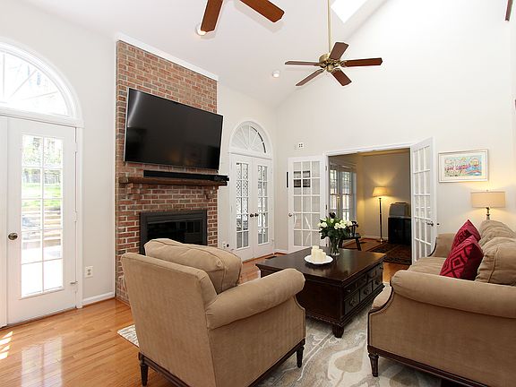 Soaring 2-story family room