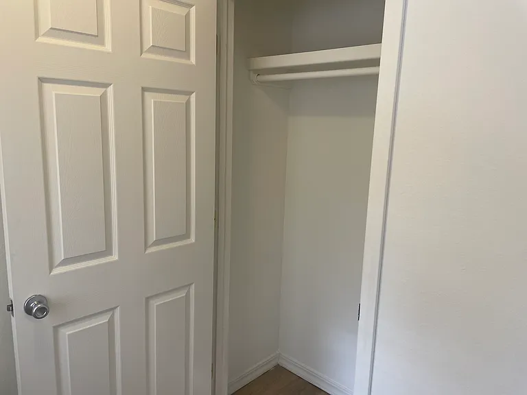 Front door closet