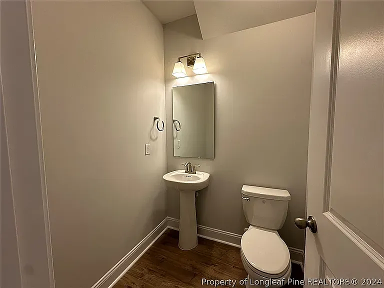 Half bathroom downstairs