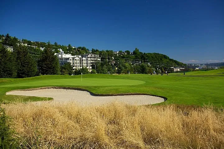 Golf course across the street at Interbay Golf Center. Also: mini golf, driving range, cafe.