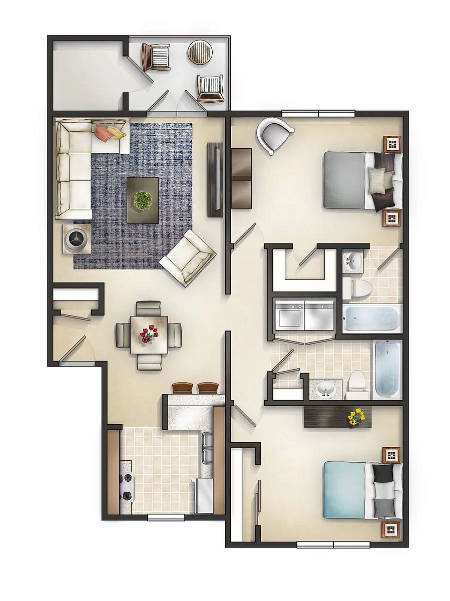 Floor plan The Catawba