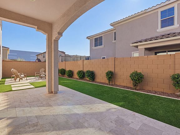 Private backyard