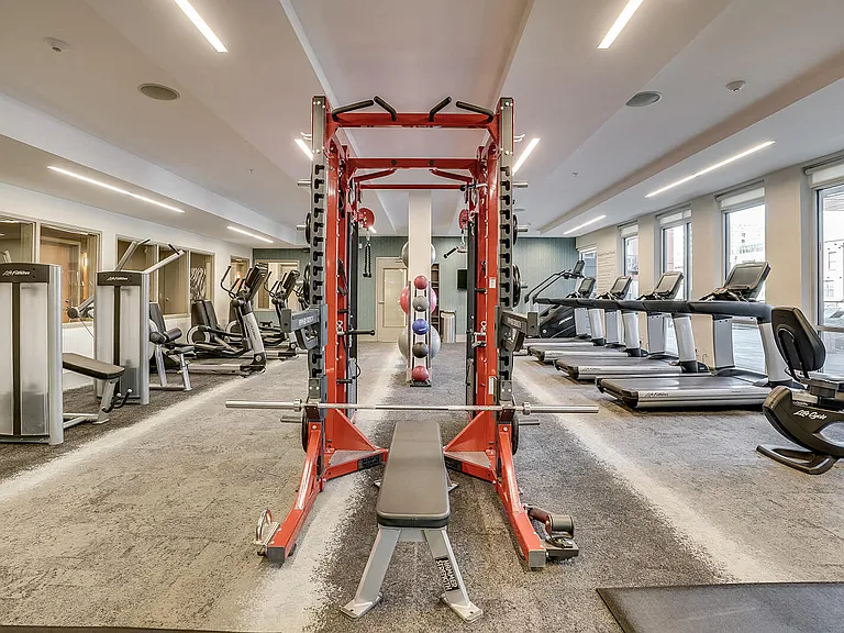 State-of-the-art fitness center